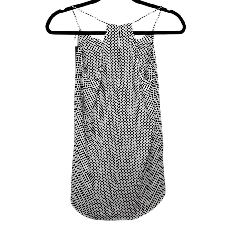 Express Barcelona Cami Size XS White Black Polka Dot Top NWT - Picture 10 of 10